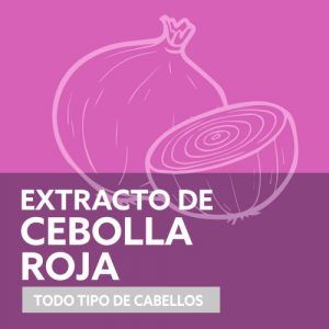 Champú extracto de cebolla roja