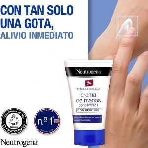 crema neutrogena alivio de manos secas y agrietadas