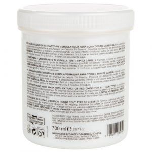 Mascarilla con extracto de cebolla roja para todo tipo de cabellos TH Pharma