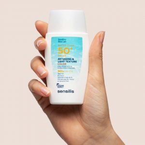 Crema solar sensilis antiedad y textura ligeras 50 color