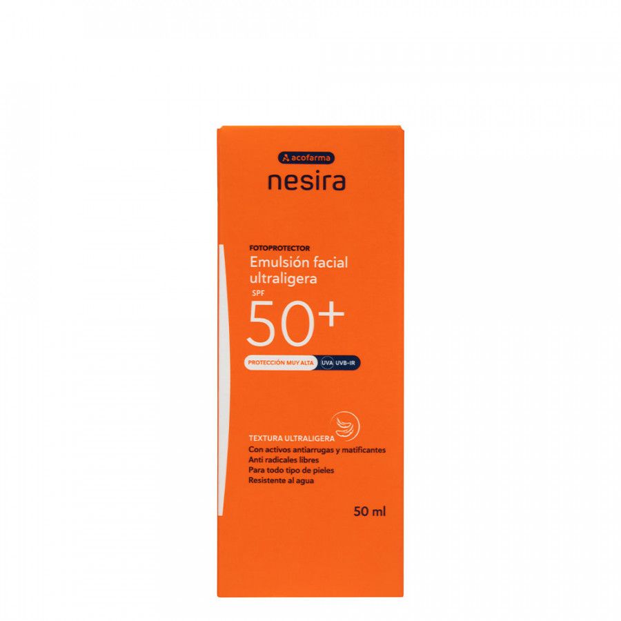 Nesira emulsion fluida facial SPF50+ 50ml