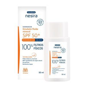 Nesira emulsion fluida solar mineral SPF50+ 50ml
